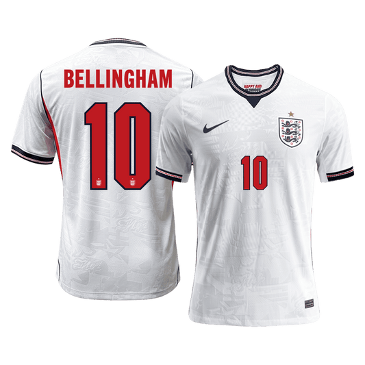 England Tröja BELLINGHAM #10 2026 Hemma Autentisk Vit