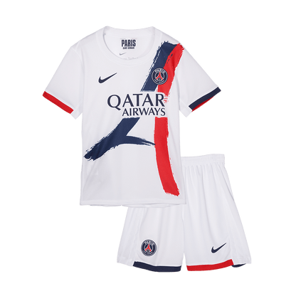 PSG Tröja 2024/25 Borta Vit Barn-16