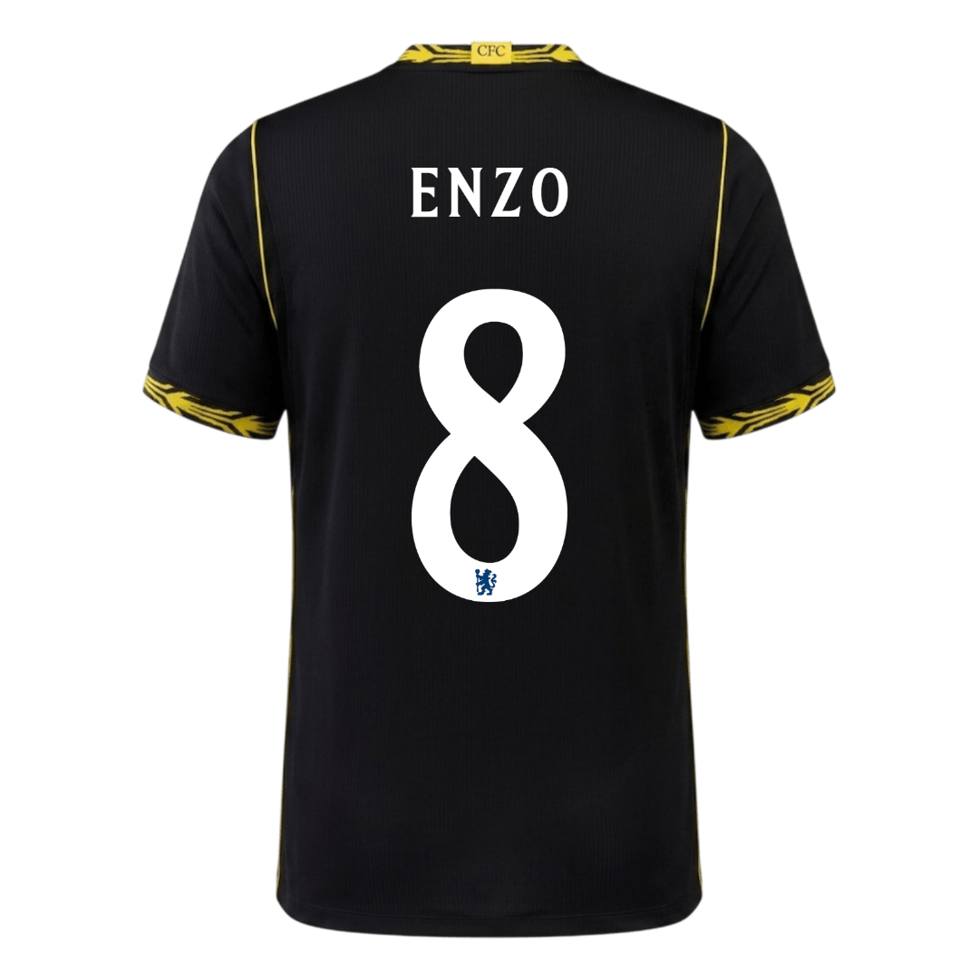 Chelsea Tröja ENZO #8 2026/27 Borta Svart-3