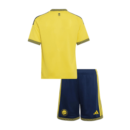 Al Nassr Tröja 2026/27 Hemma Gul Barn-2