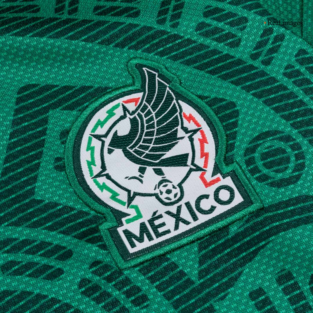 Mexiko Tröja 2026 Hemma Grön Barn Premium-9