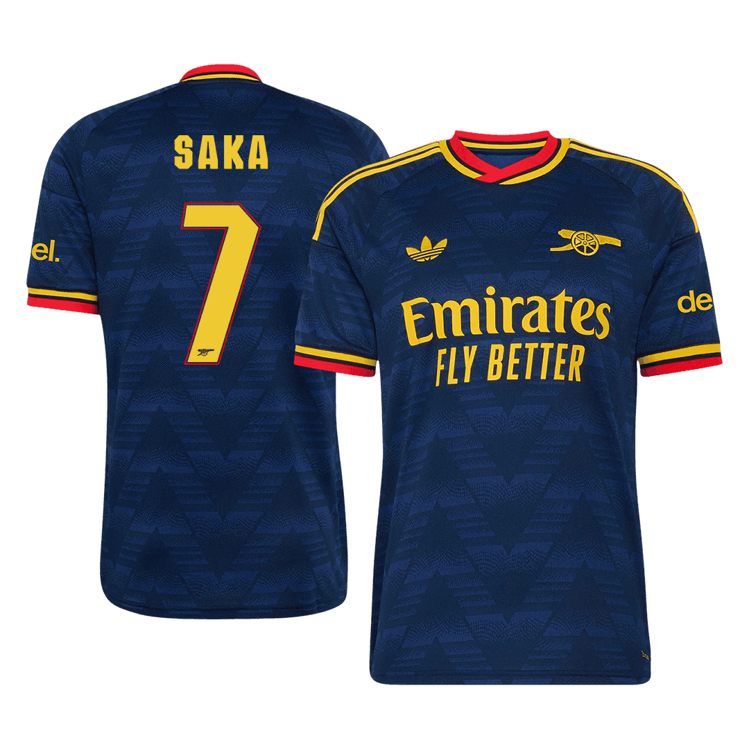 Arsenal Tröja SAKA #7 2026/27 Borta Mörkblå - UCL
