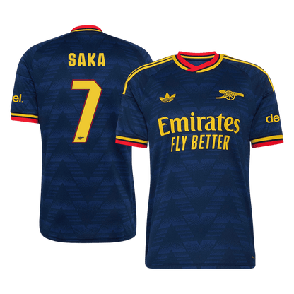 Arsenal Tröja SAKA #7 2026/27 Borta Mörkblå - UCL