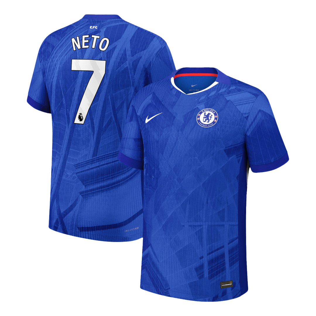 Chelsea Tröja NETO #7 2025/26 Hemma Blå