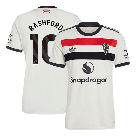 Manchester United Tröja RASHFORD #10 2024/25 Tredje Vit