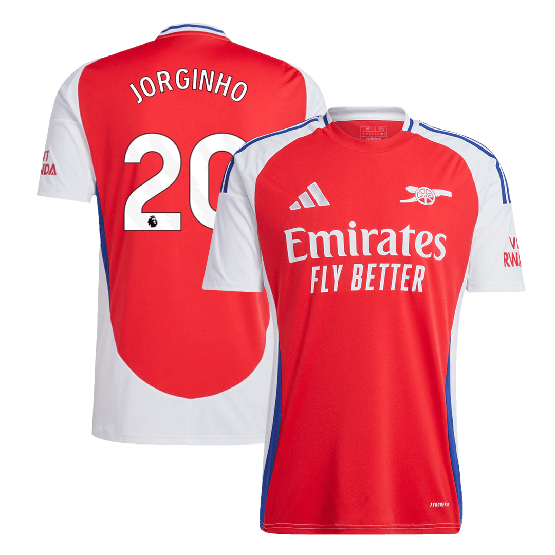 Arsenal Tröja JORGINHO #20 2024/25 Hemma Röd