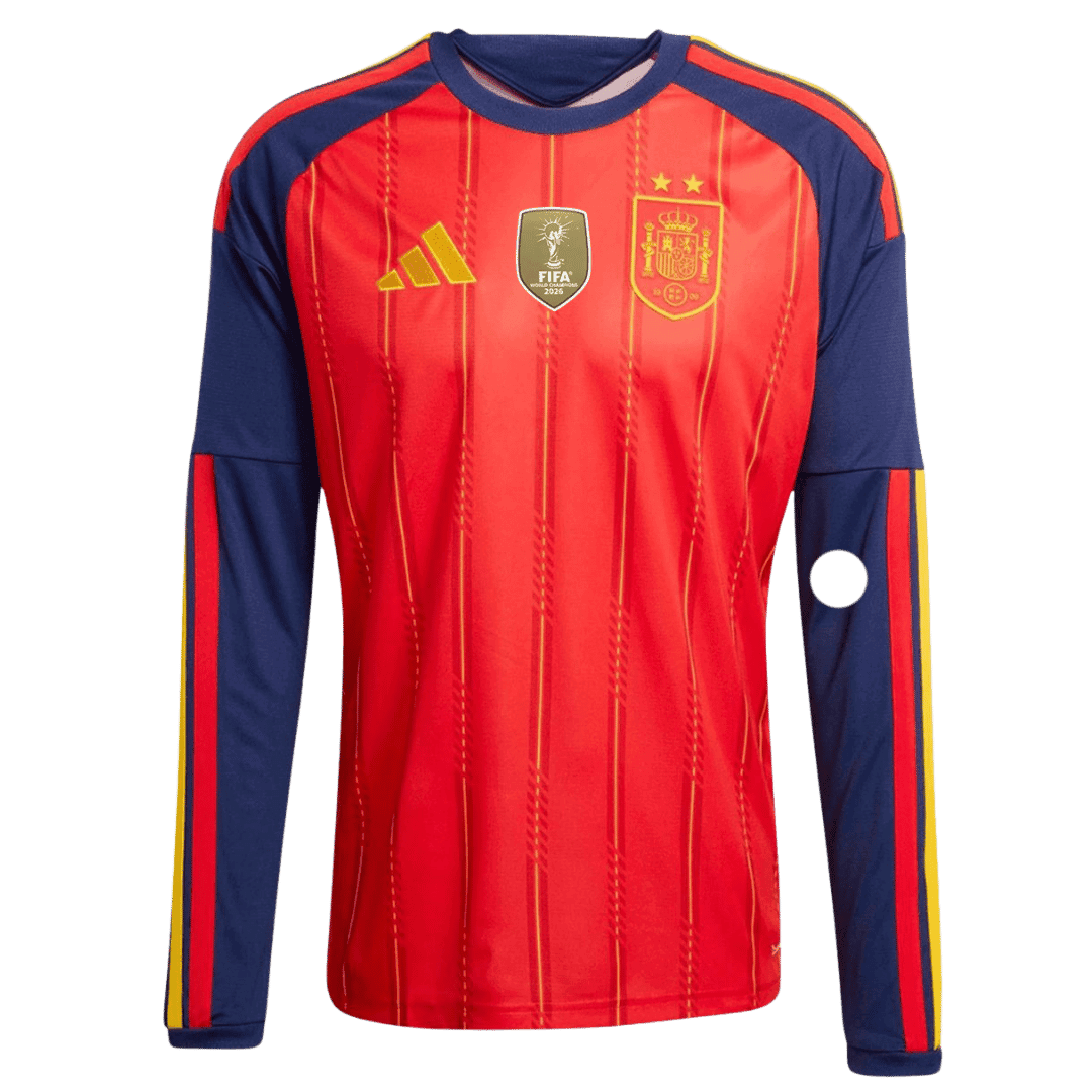 Spanien Tröja 2026 Hemma Långärmad Röd