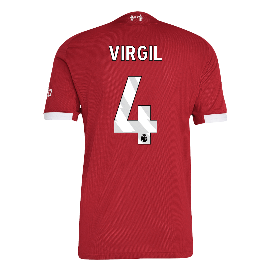 Liverpool Tröja VIRGIL #4 2025/26 Hemma Röd