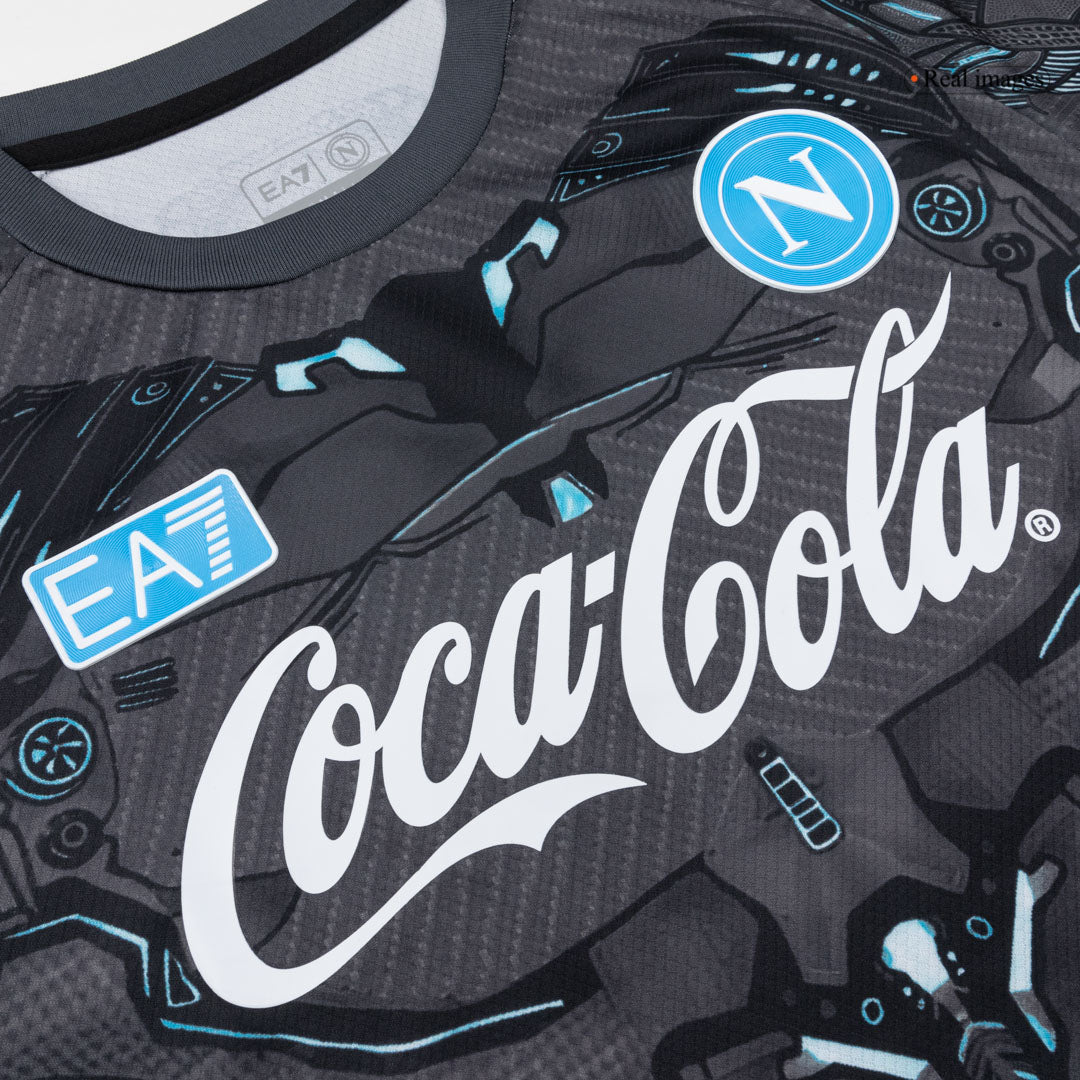 Napoli Tröja 2025/26 Före match Svart