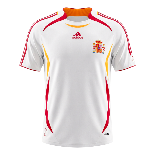 Spanien Bortatröja 2006 Retro Tröja
 Vit