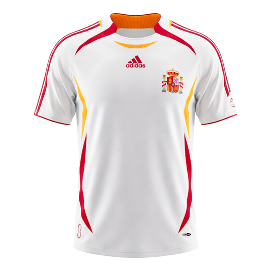 Spanien Bortatröja 2006 Retro Tröja
 Vit