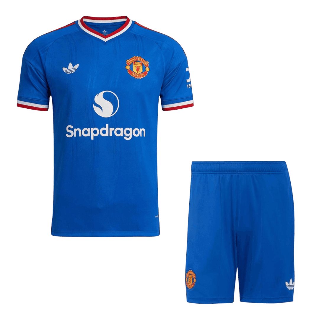 Manchester United Tröja Bortaställ 2026/27 Blå
