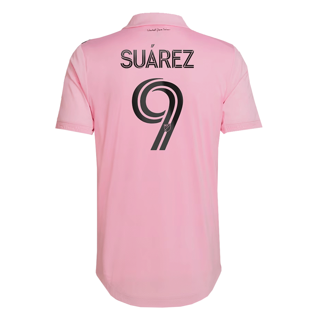 Inter Miami CF Tröja SUÁREZ #9 2022 Hemma Rosa