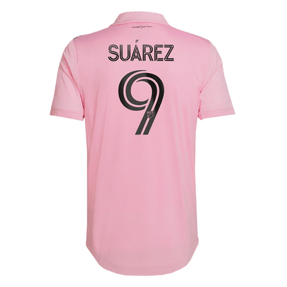 Inter Miami CF Tröja SUÁREZ #9 2022 Hemma Rosa-12