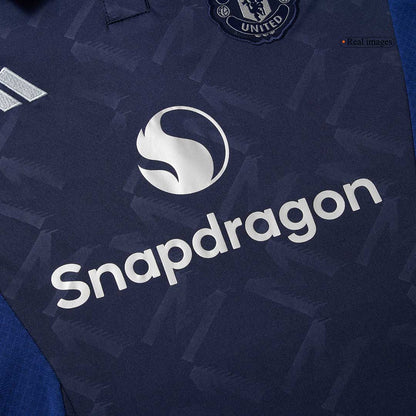 Manchester United Tröja 2024/25 Borta Mörkblå Dam-6
