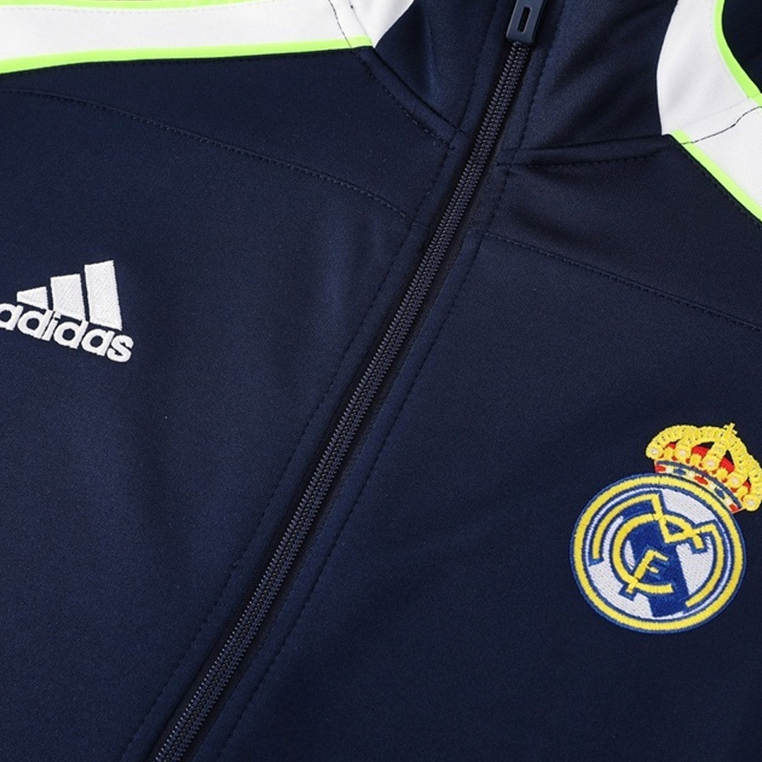 Real Madrid Träningsset (Jacka+Byxor) 2025/26 Mörkblå-13