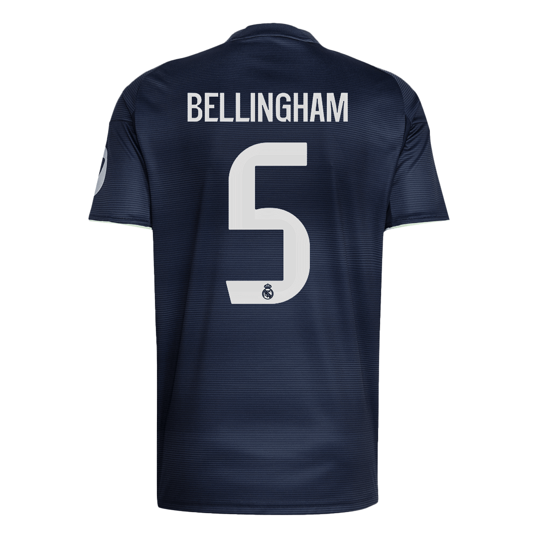 BELLINGHAM #5 Real Madrid Tröja 2025/26 Borta Premium Mörkblå-11