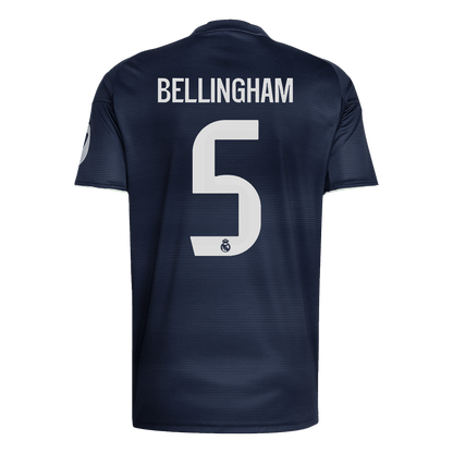 BELLINGHAM #5 Real Madrid Tröja 2025/26 Borta Premium Mörkblå-11