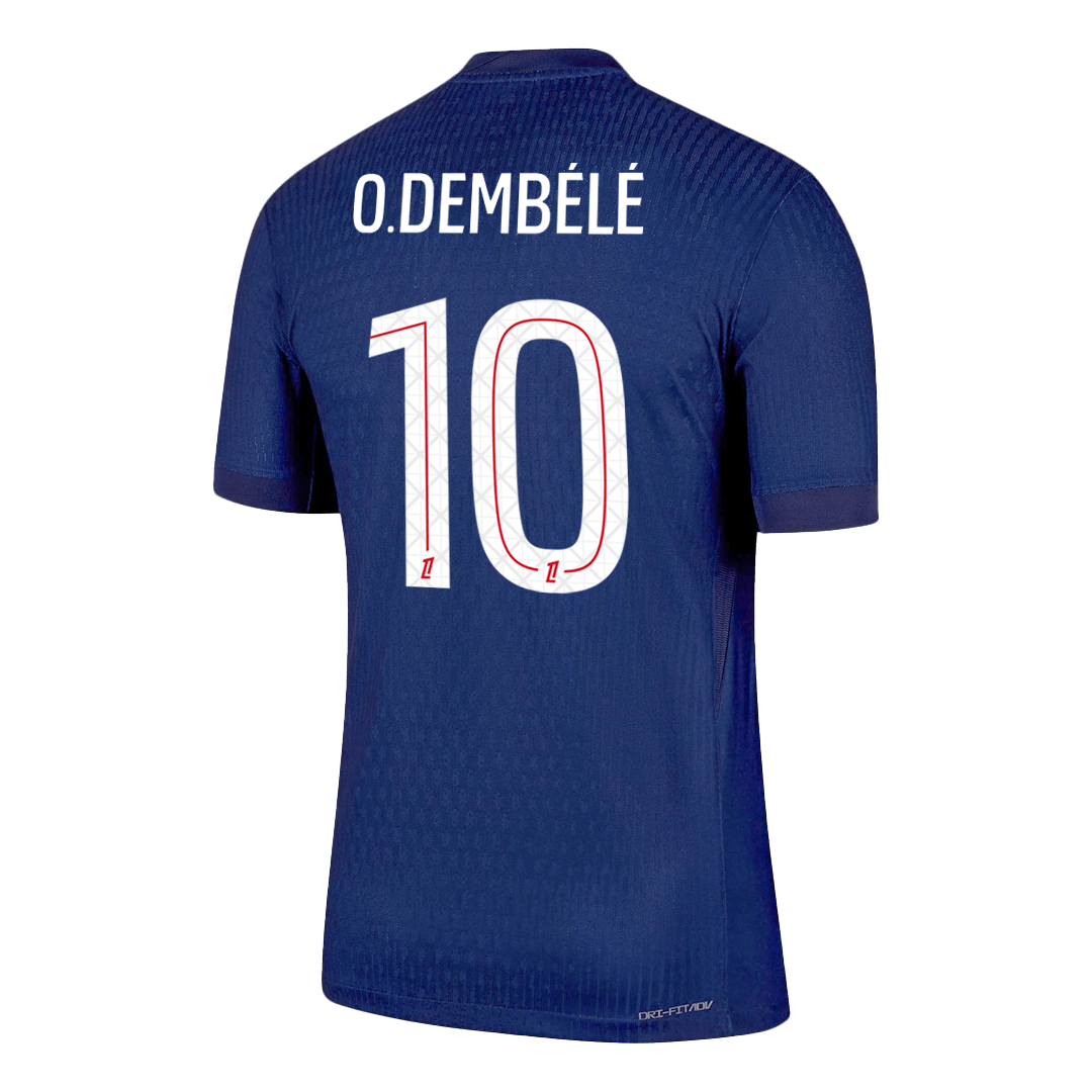 PSG Tröja O.DEMBÉLÉ #10 2025/26 Hemma Mörkblå-9