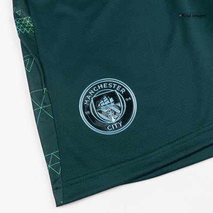 Manchester City Tröja Fourth Awayställ 2025/26 Grön-4