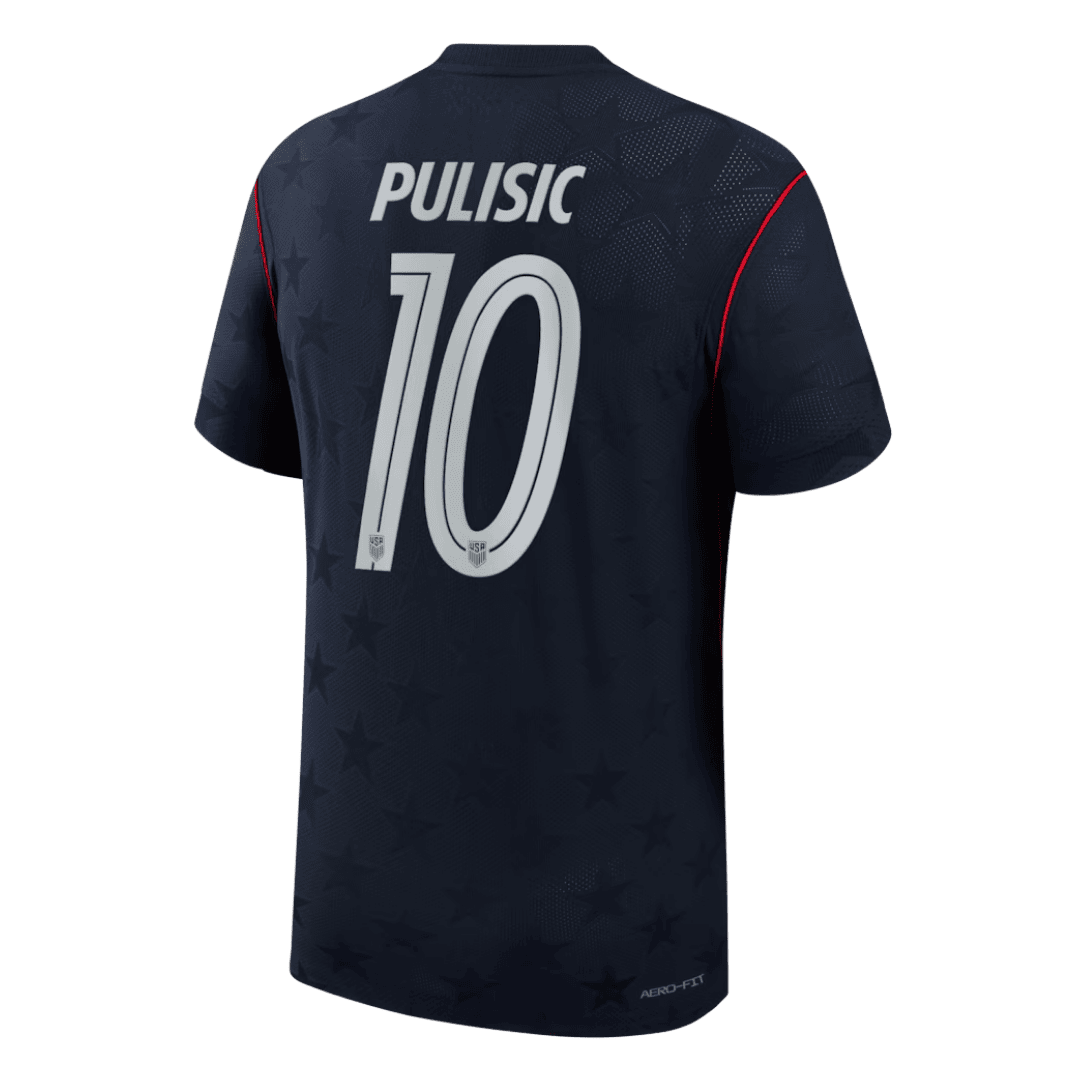 USA Tröja PULISIC #10 2026 Borta Autentisk Svart