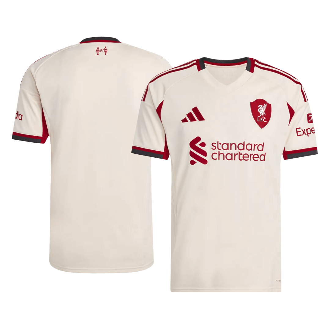 Liverpool Tröja 2025/26 Borta Vit-9