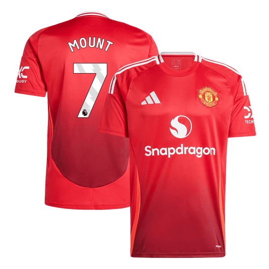Manchester United Tröja MOUNT #7 2024/25 Hemma Röd