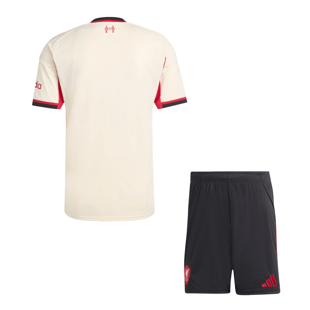 Liverpool Tröja Bortaställ 2025/26 Vit-14
