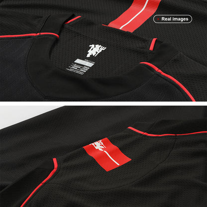 RONALDO #7 Manchester United Bortatröja 2007/08 Retro Tröja
 Svart-3