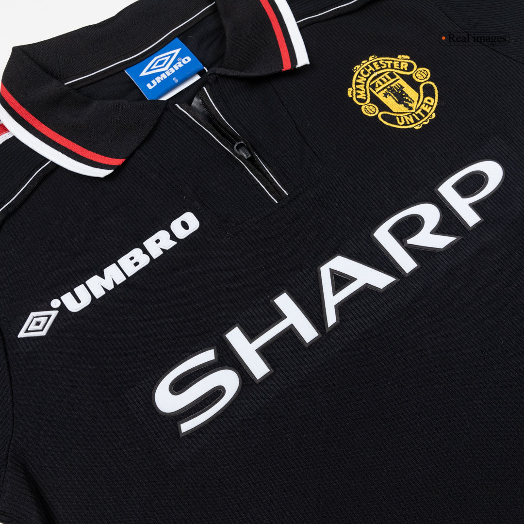 Manchester United Bortatröja 1998 Retro Tröja
 Svart-4