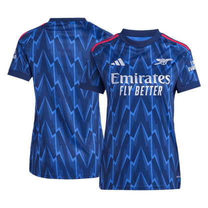 Arsenal Tröja 2025/26 Borta Blå Dam-9