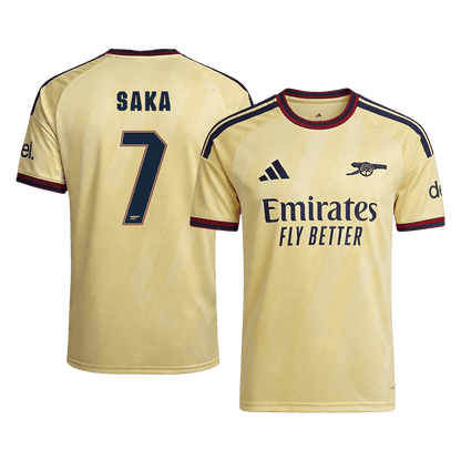 Arsenal Tröja SAKA #7 2026/27 Tredje Autentisk Gul - UCL
