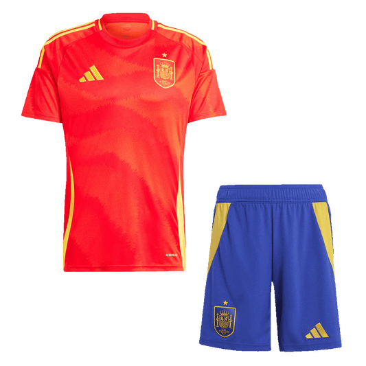 Spanien Tröja Hemmaställ Euro 2024 Röd