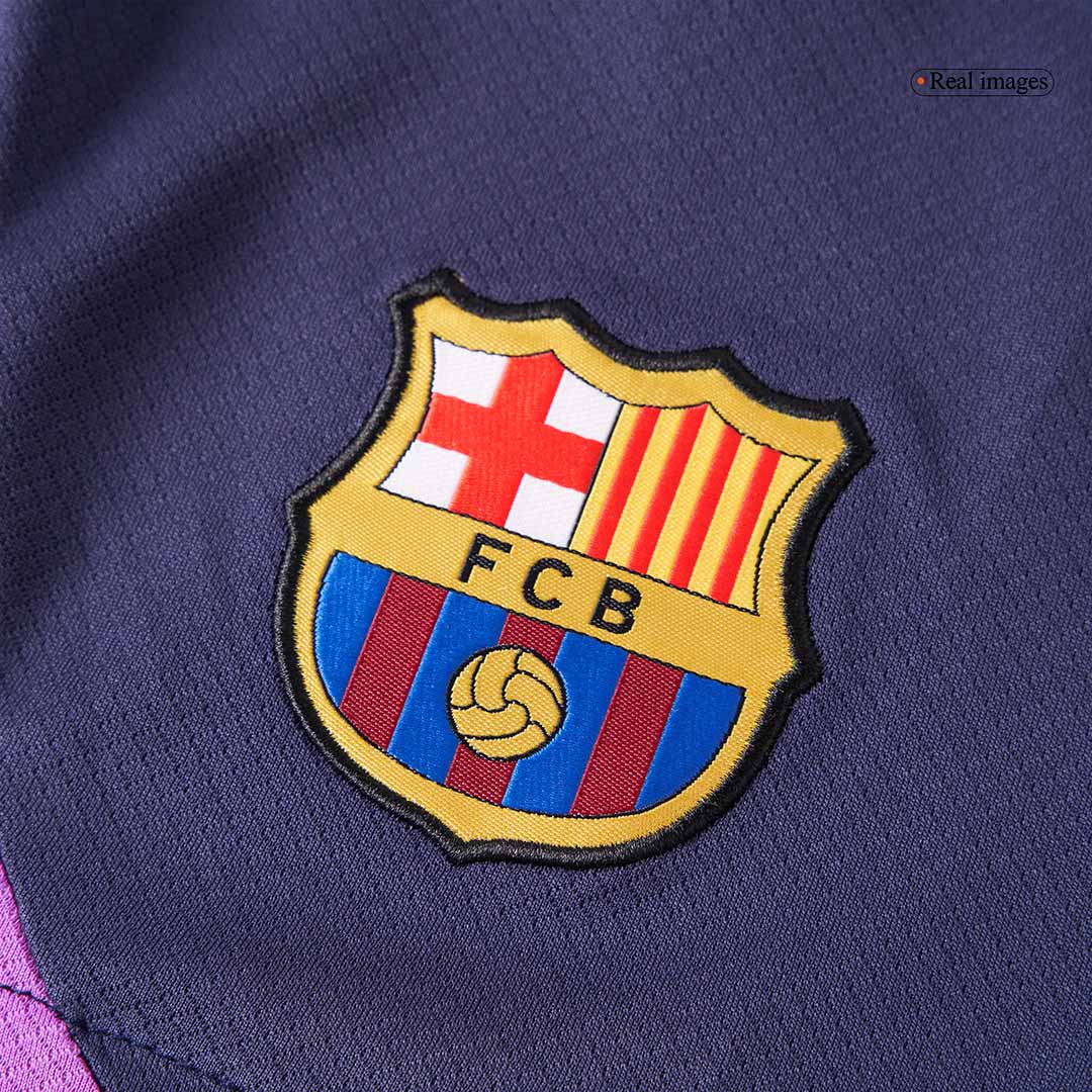 Barcelona Shorts 2025/26 Före match Mörkblå-4