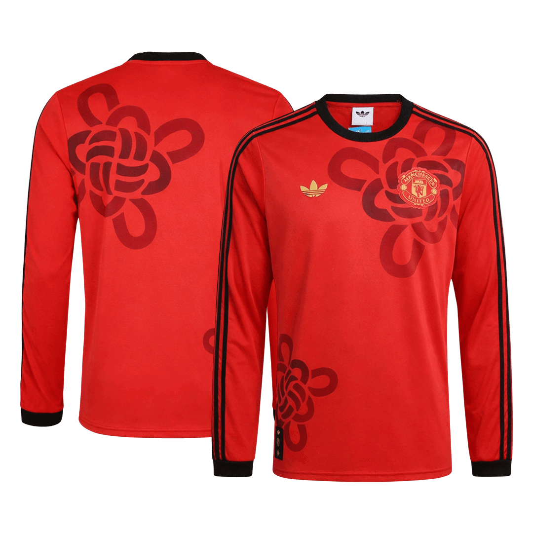 Manchester United Tröja 2025/26 Långärmad Röd