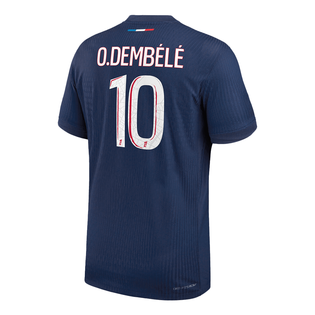 PSG Tröja O.DEMBÉLÉ #10 2024/25 Hemma Mörkblå-11