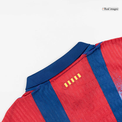 Barcelona Tröja 2025/26 Fourth Away Autentisk Röd & Blå-3
