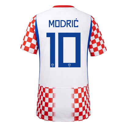 Kroatien Tröja MODRIĆ #10 2026 Hemma Röd & Vit-2