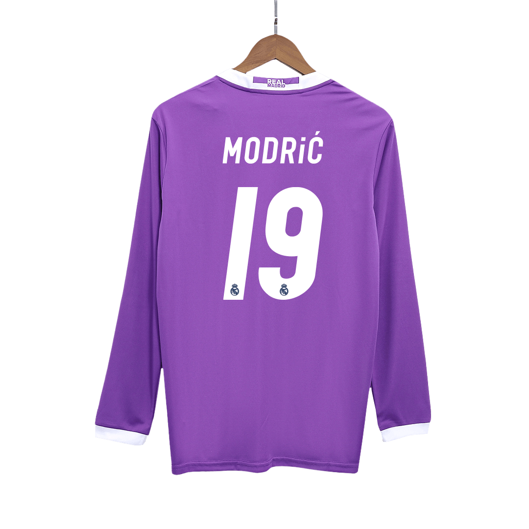 MODRIĆ #19 Real Madrid Bortatröja 2016/17 Retro Tröja
 Lila