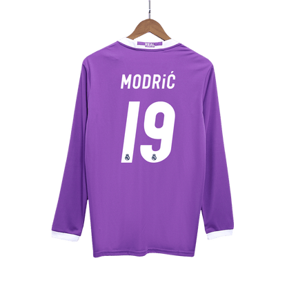 MODRIĆ #19 Real Madrid Bortatröja 2016/17 Retro Tröja
 Lila