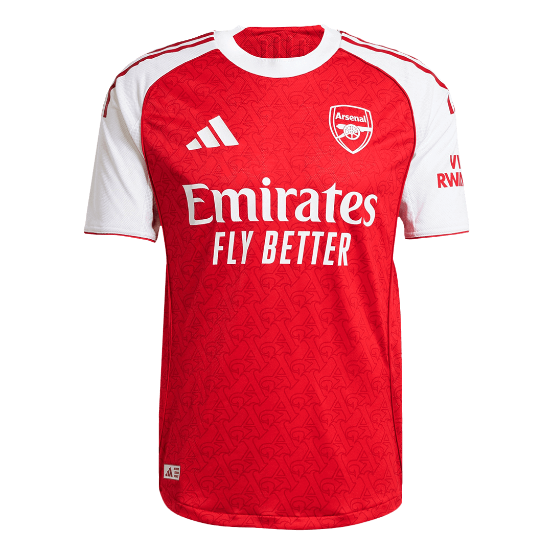 Arsenal Tröja ØDEGAARD #8 2025/26 Hemma Röd-13
