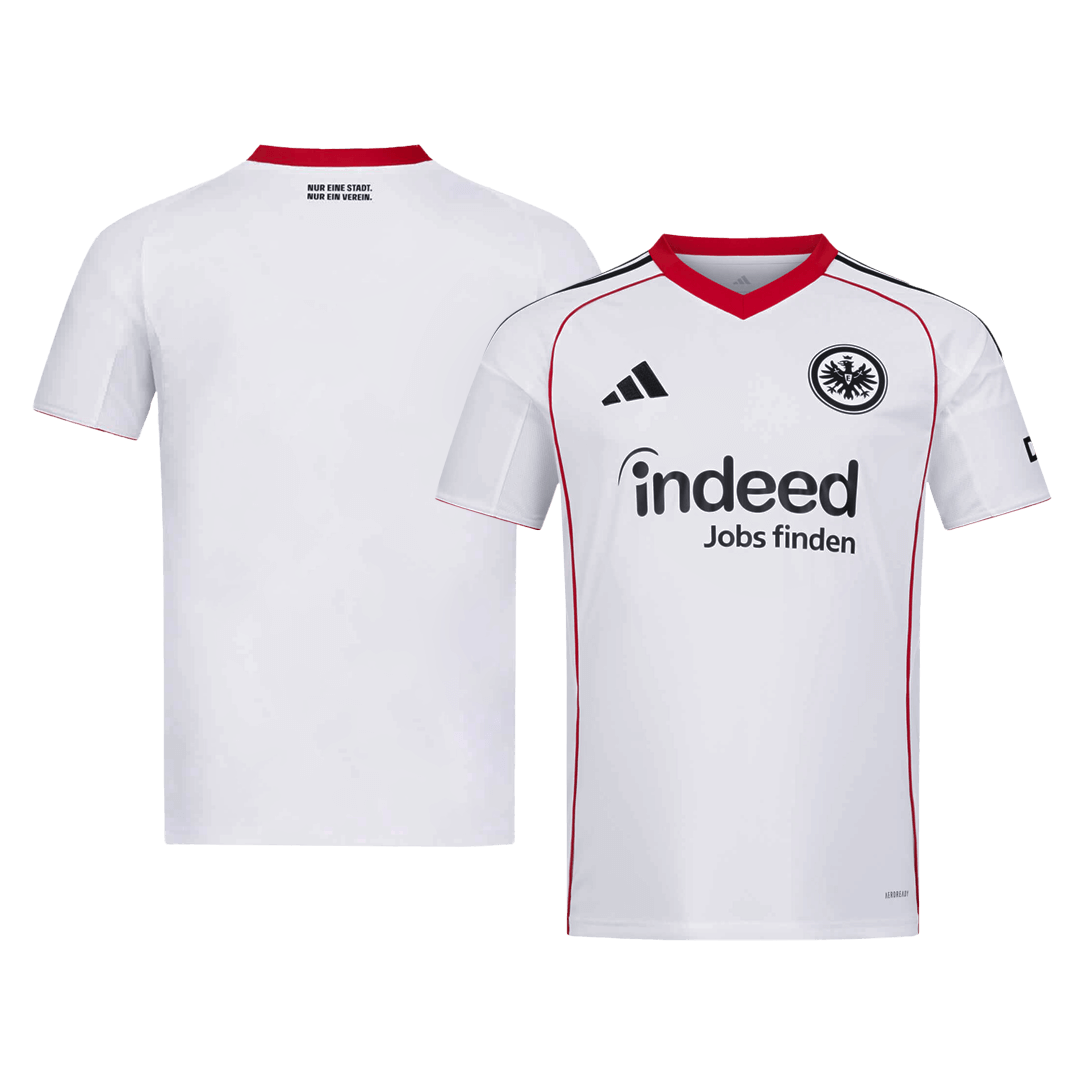 Eintracht Frankfurt Tröja 2025/26 Borta Vit-10