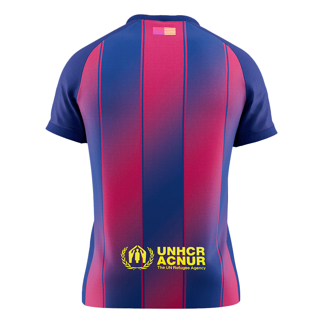 Barcelona Tröja 2025/26 Hemma Premium Röd & Blå-9