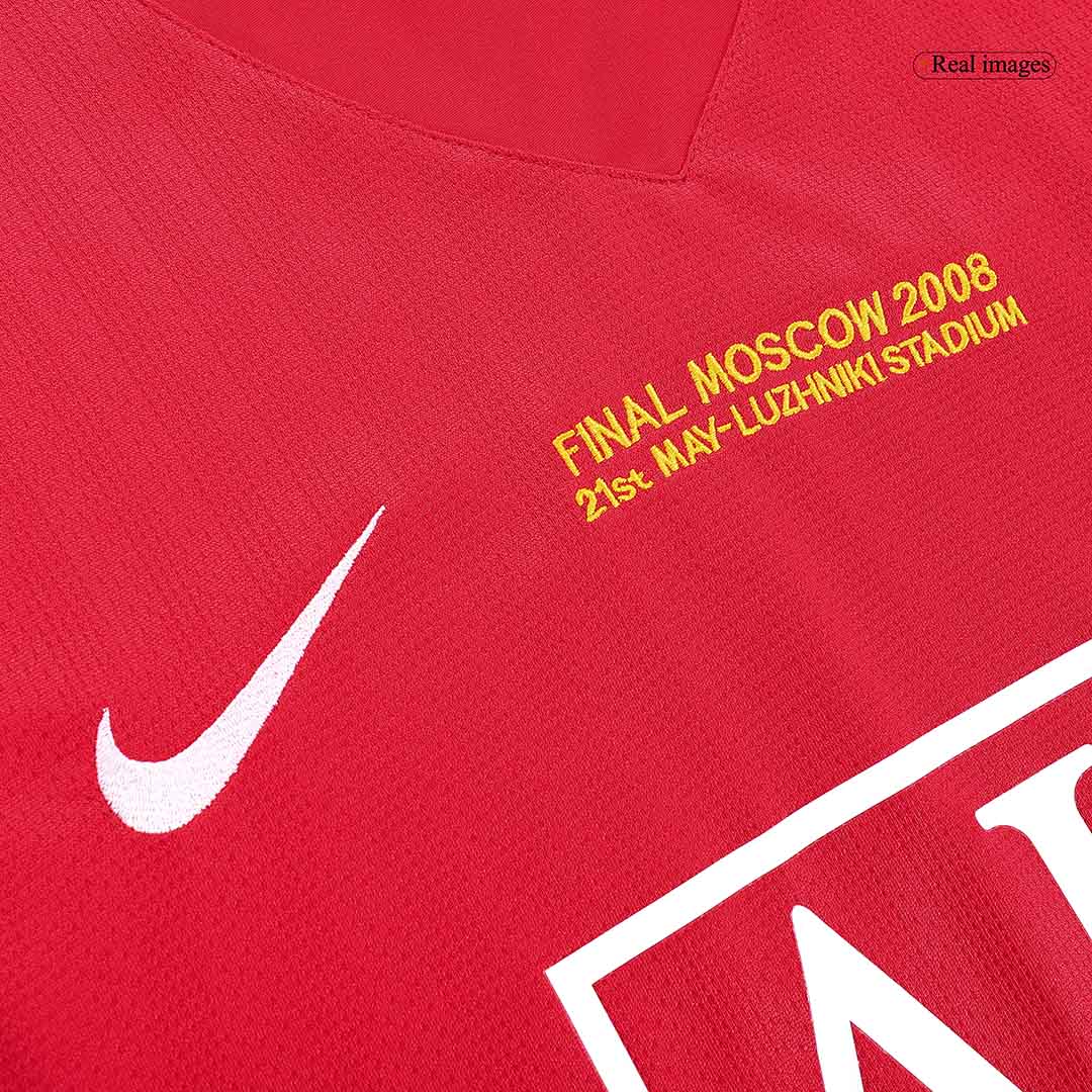 Manchester United Hemmatröja 2007/08 Retro Tröja-6