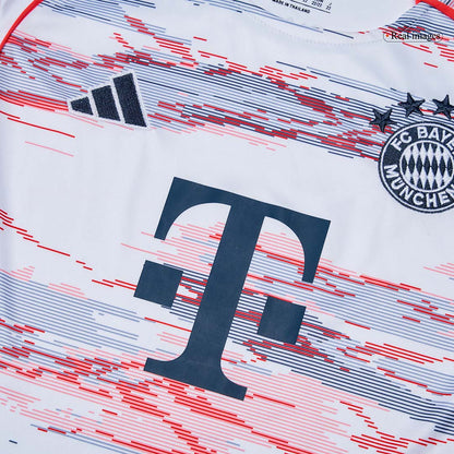 Bayern Munich Tröja 2025/26 Borta Vit Barn-8