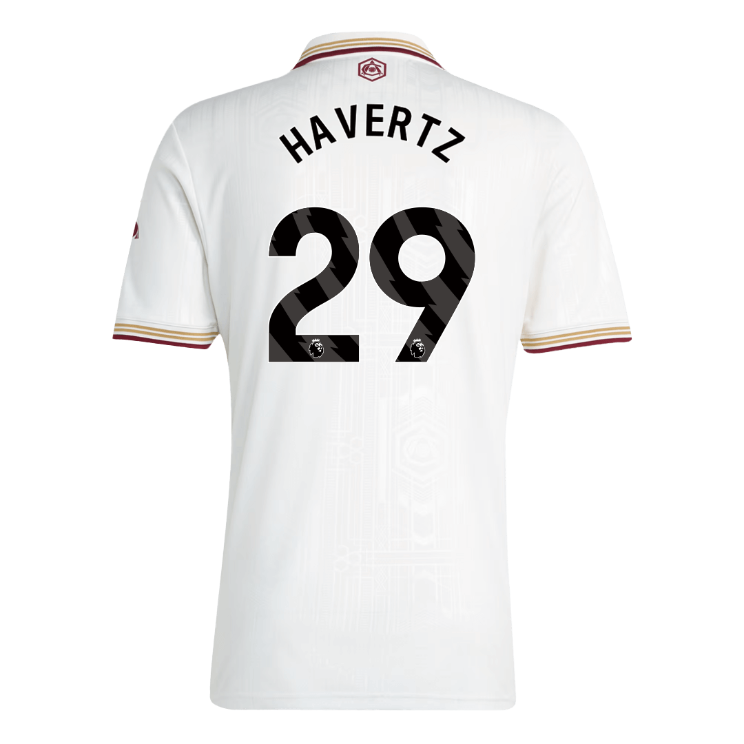 Arsenal Tröja HAVERTZ #29 2025/26 Tredje Vit-10