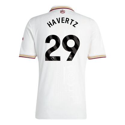Arsenal Tröja HAVERTZ #29 2025/26 Tredje Vit-10