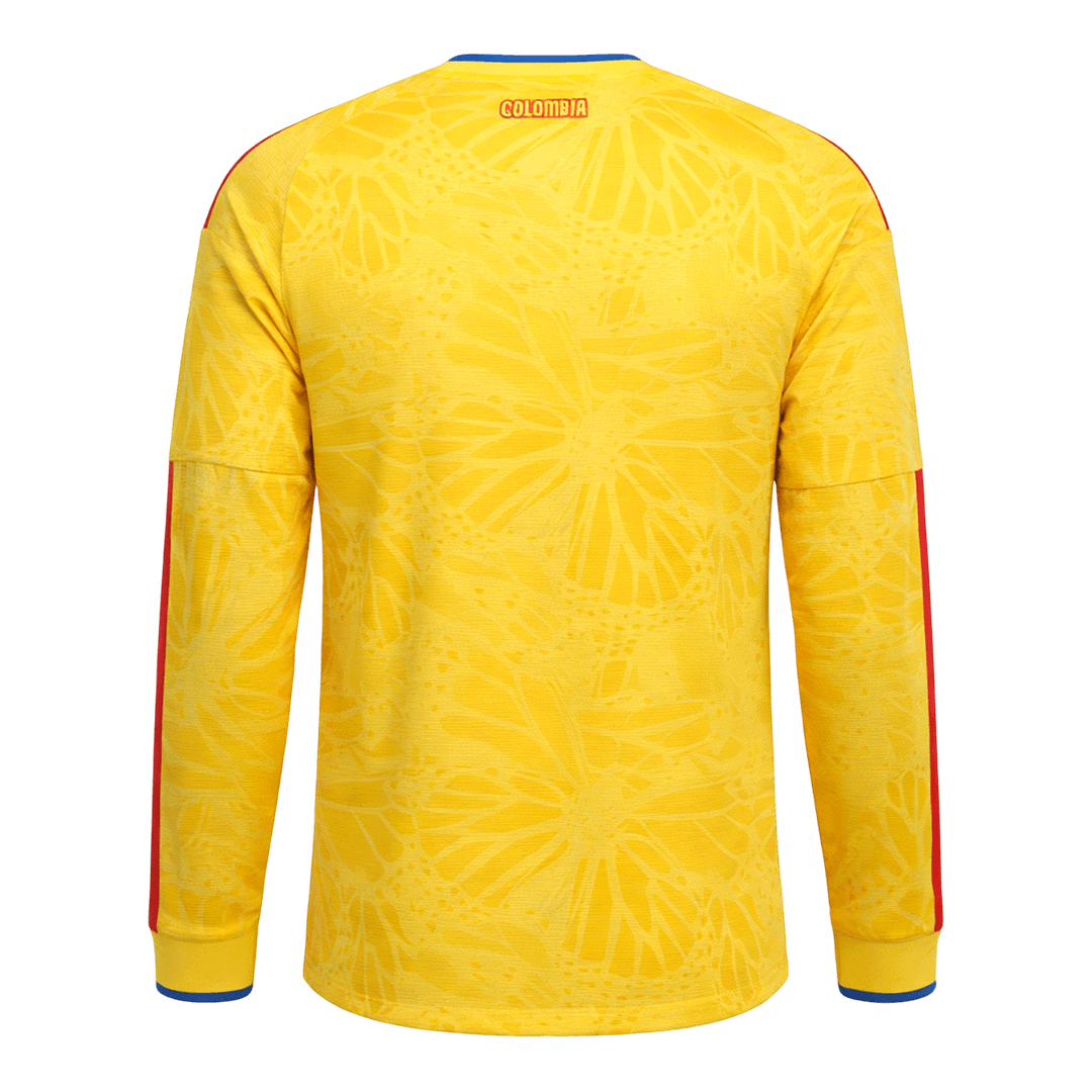Colombia Tröja 2026 Hemma Långärmad Gul-9
