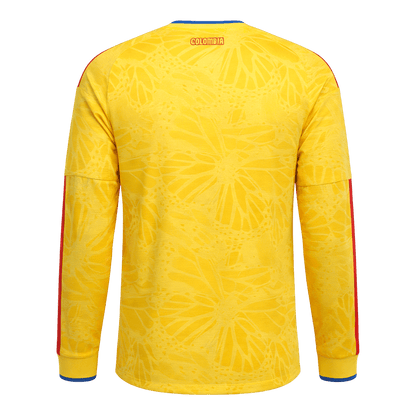 Colombia Tröja 2026 Hemma Långärmad Gul-9