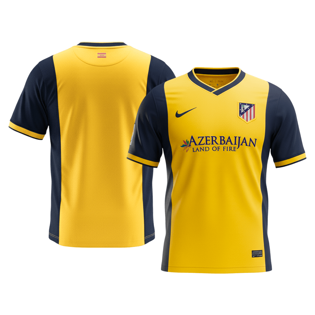 Atletico Madrid Bortatröja 2013/14 Retro Tröja
 Gul-9